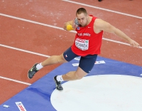 Prague 2015 European Athletics Indoor Championships. Shot Put Men Qualifying Rounds. Tomáš STANEK, CZE