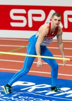 Prague 2015 European Athletics Indoor Championships. Heptathlon Men High Jump. Artyem Lukyanenko, RUS
