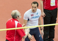 Prague 2015 European Athletics Indoor Championships. Pole Vault Men Final. Renaud LAVILLENIE, FRA