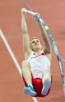 Prague 2015 European Athletics Indoor Championships. Pole Vault Men Final. Robert SOBERA, POL