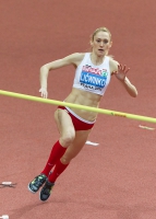 Prague 2015 European Athletics Indoor Championships. High Jump Women Final. Kamila LICWINKO, POL