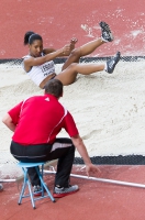 Prague 2015 European Athletics Indoor Championships. Long Jump Women Final. Éloyse LESUEUR, FRA