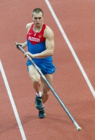 Prague 2015 European Athletics Indoor Championships. Pole Vault Men Final. Anton Ivakin, RUS