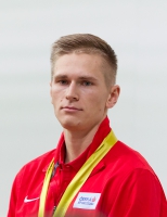 Prague 2015 European Athletics Indoor Championships. Long Jump Winner. Long Jump Silver Medallist is Radek JUŠKA, CZE 