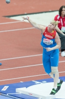 Prague 2015 European Athletics Indoor Championships. Shot Put Women Final. Anastasiya Podolskaya (Bessoltseva), RUS