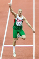 Prague 2015 European Athletics Indoor Championships. Triple Jump Men Final. Georgi TSONOV, BUL