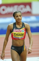 Prague 2015 European Athletics Indoor Championships. Pentathlon Women Long Jump. Nafissatou THIAM, BEL
