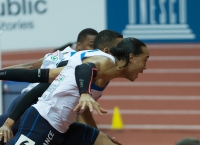 Prague 2015 European Athletics Indoor Championships. 60m Hurdles Men Final