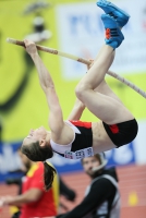 Prague 2015 European Athletics Indoor Championships. Pole Vault Women Qualifying Rounds. Nicole BÜCHLER, SUI