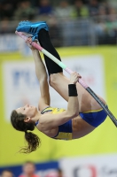 Prague 2015 European Athletics Indoor Championships. Pole Vault Women Qualifying Rounds. Malin DAHLSTRÖM, SWE