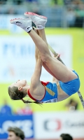 Prague 2015 European Athletics Indoor Championships. Pole Vault Women Qualifying Rounds. Anzhelika SIDOROVA, RUS