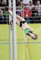 Prague 2015 European Athletics Indoor Championships. Pole Vault Women Qualifying Rounds. Tina ŠUTEJ, SLO