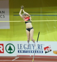 Prague 2015 European Athletics Indoor Championships. Pole Vault Women Qualifying Rounds. Lisa RYZIH, GER