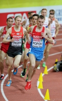 Prague 2015 European Athletics Indoor Championships. 3000m Men Qualifying Rounds