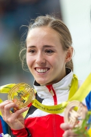 Prague 2015 European Athletics Indoor Championships. Medal Ceremony.