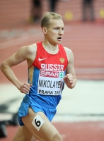 Yegor Nikolayev. European Indoor Championships 2015