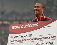 Ashton Eaton. Decathlon World Champion 2015, Beijing