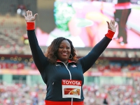 Michelle Carter. Shot World Bronze Medallist 2015
