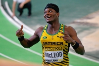 Omar McLeod. 60 m hurdles World Indoor Champion 2016