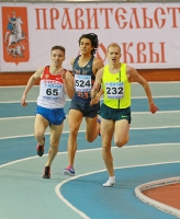 Russiun Indoor Championships 2016. 3000 m. Vladimir Nikitin ( 65), Yegor Nikolayev ( 232), Rinas Akhmadeyev ( 524)