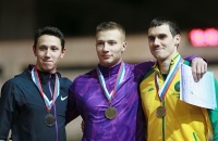 Russiun Indoor Championships 2016. Pole Vault. Georgiy Gorokhov, Timur Morgunov, Yevgeniy Lukyanenko