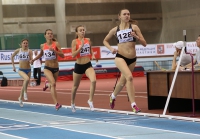 Russiun Indoor Championships 2016. 1500m. Aleksandra Gulyayeva, Anastasiya Kalina, Yelena Korobkina