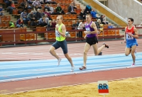 Russiun Indoor Championships 2016. 1500m. Yegor Nikolayev ( 232), Valentin Smirnov ( 251), Yevgeniy Kunts ( 51)