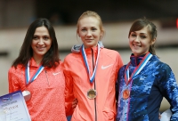 Russiun Indoor Championships 2016. High Jump. Irina Gordeyeva. Mariya Kuchina, Kristina Korolyeva