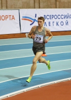 Russiun Indoor Championships 2016. 5000m. Aleksandr Potapov