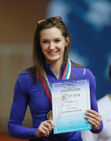 Anna Kukushkina. 60m Silver at Russian Indoor Champions