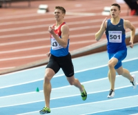 Russian Indoor Championships 2017. 400 Metres. Andrey Yefremov and Kirill Luzhinskiy