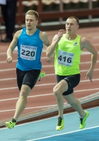 Russian Indoor Championships 2017. 400 Metres. Pavel Savin and Roman Tolmachyev