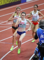 34th European Athletics Indoor Championships 2017. 1500 & 3000 Metres Champion Laura Muir, GBR