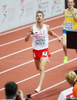 34th European Athletics Indoor Championships 2017. 1500m Winner is Marcin Lewandowski, POL