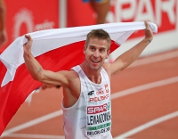 34th European Athletics Indoor Championships 2017. 1500m Winner is Marcin Lewandowski, POL