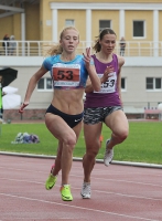 Znamensky Memorial 2017. Day 2. 100 Metres. Kristina Sivkova, ( 53), Yelena Chernova ( 253), Anastasiya Polischuk ( 252)