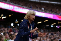 IAAF WORLD CHAMPIONSHIPS LONDON 2017. Svetlana Abramova coach Anzhelika Sidorova