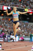 IAAF WORLD CHAMPIONSHIPS LONDON 2017. Long Jump World Silver Medallist is Darya Klishins