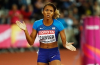 Kori Carter. 400 m hurdles World Champion 2017, London