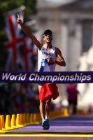 IAAF WORLD CHAMPIONSHIPS LONDON 2017. 50 KILOMETRES RACE WALK MEN. World Champion is Yohann DINIZ, FRA