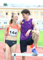 Russian Championships 2017. 2 Day. 400 Metres Hurdles. Vera Rudakova, Timofey Chalyi