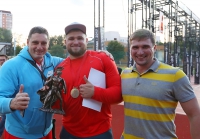 Dmitriy Tarabin. With Maksim Afonin and Yevgeniy Kolodko