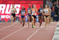 THE MATCH EUROPE & USA. 800m Women Winner ALEXANDRA BELL