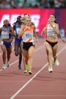 THE MATCH EUROPE & USA. 800m Women Winner ALEXANDRA BELL