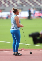 IAAF WORLD ATHLETICS CHAMPIONSHIPS, DOHA 2019. Day 1. Hammer Throw. Qualification. Iryna NOVOZHYLOVA, UKR