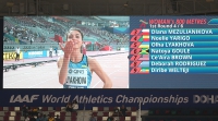 IAAF WORLD ATHLETICS CHAMPIONSHIPS, DOHA 2019. Day 1. 800 Metres. Heats. Olha LYAKHOVA, UKR
