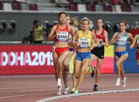IAAF WORLD ATHLETICS CHAMPIONSHIPS, DOHA 2019. Day 1. 800 Metres. Heats.