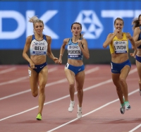 IAAF WORLD ATHLETICS CHAMPIONSHIPS, DOHA 2019. Day 1. 800 Metres. Natalіya PRISHCHEPA, UKR Heats.