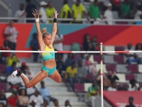 IAAF WORLD ATHLETICS CHAMPIONSHIPS, DOHA 2019. Day 1. Pole Vault. Qualification. Elizaveta PARNOVA, AUS
