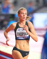 IAAF WORLD ATHLETICS CHAMPIONSHIPS, DOHA 2019. Day 1. 3000 Metres Steeplechase. Heats. Anna TROPINA